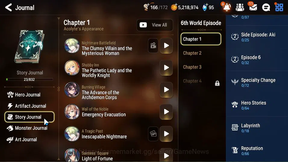 Epic Seven Accounts GLOBAL Unverif|New Era|2 ML (Salome,Bystander Hway image 4
