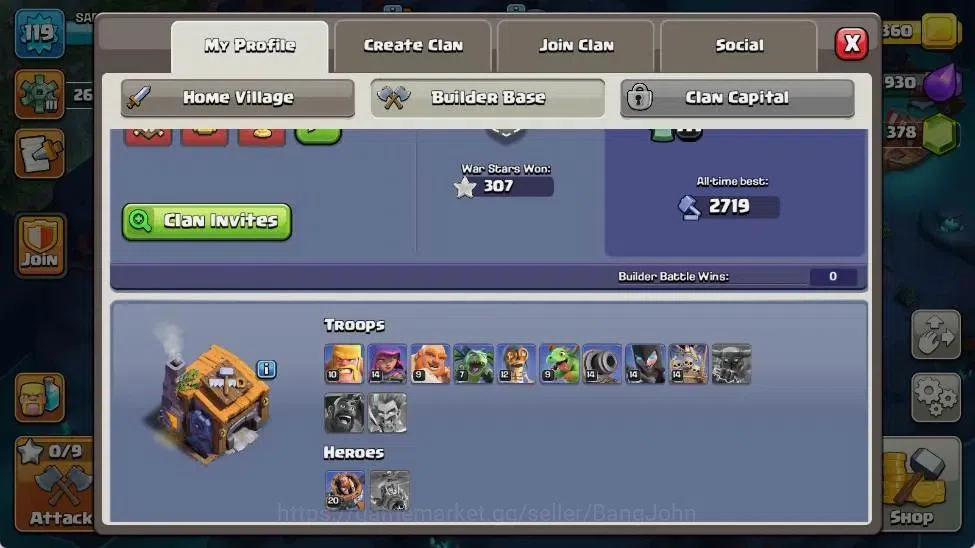 Clash of Clans Accounts Global | TH 15-BH 7 | LVL 119 | HH 7 | AQ 68 ,MP 3 image 13