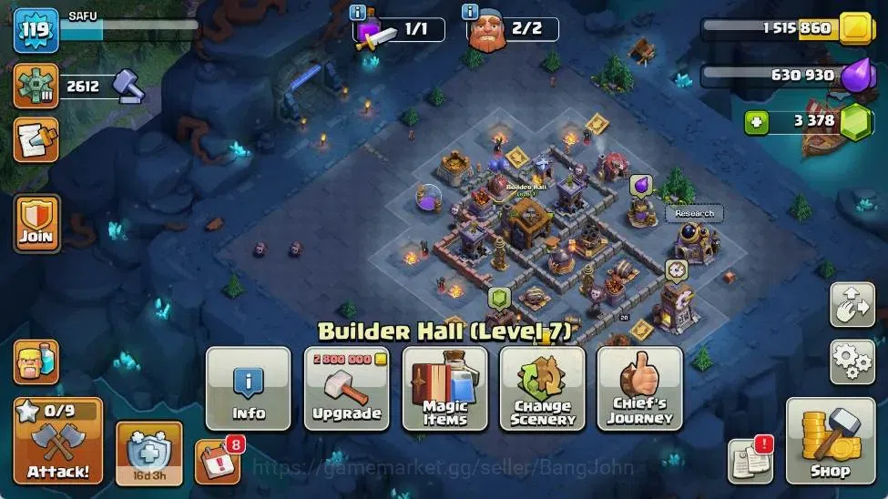 Clash of Clans Accounts Global | TH 15-BH 7 | LVL 119 | HH 7 | AQ 68 ,MP 3 image 14