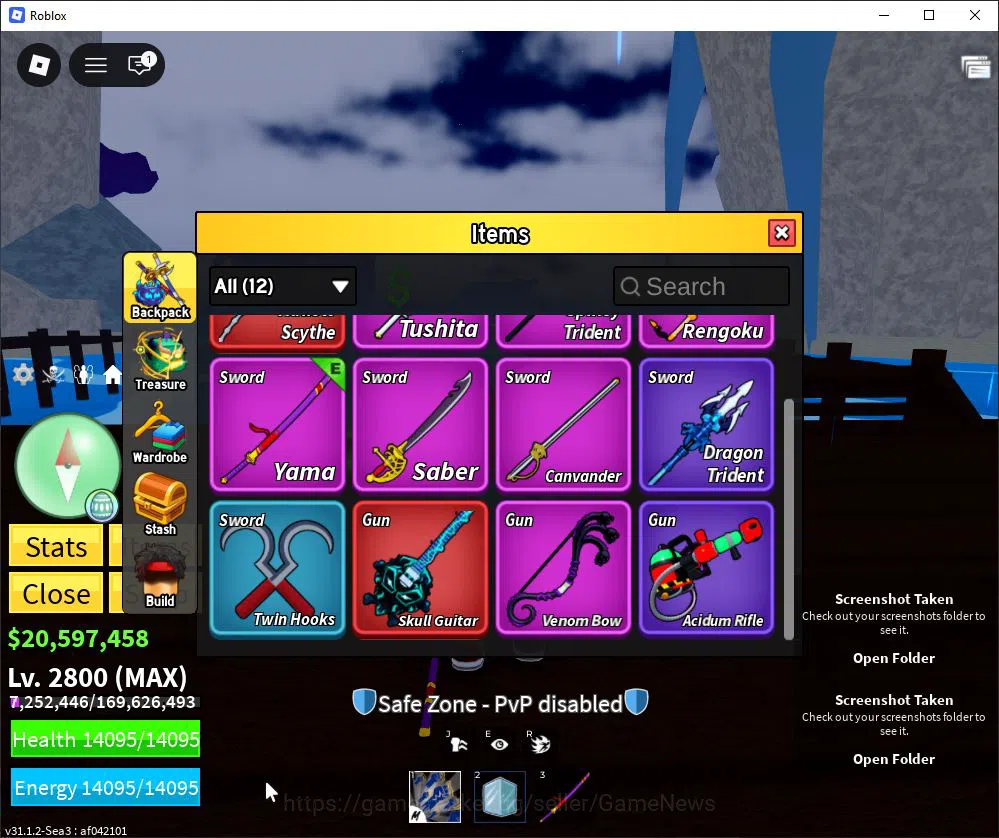 Roblox Accounts Blox Fruit |Lv Max + Ice,GodHuman|20M Beli 45K Fra image 3