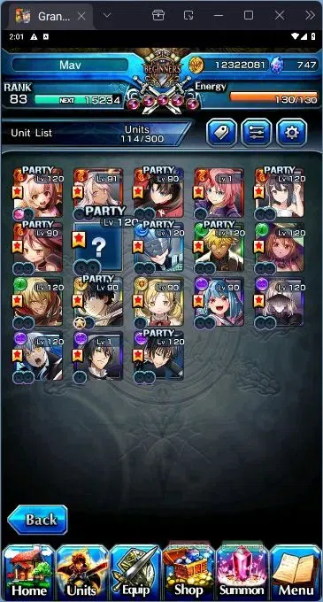 Grand Summoners Accounts End-Game [GLOBAL] Rank 83 | 18 Ascend | Houka Inumuta TW | Summer Miyu | WH Fen | Demon Lord Rimuru 2