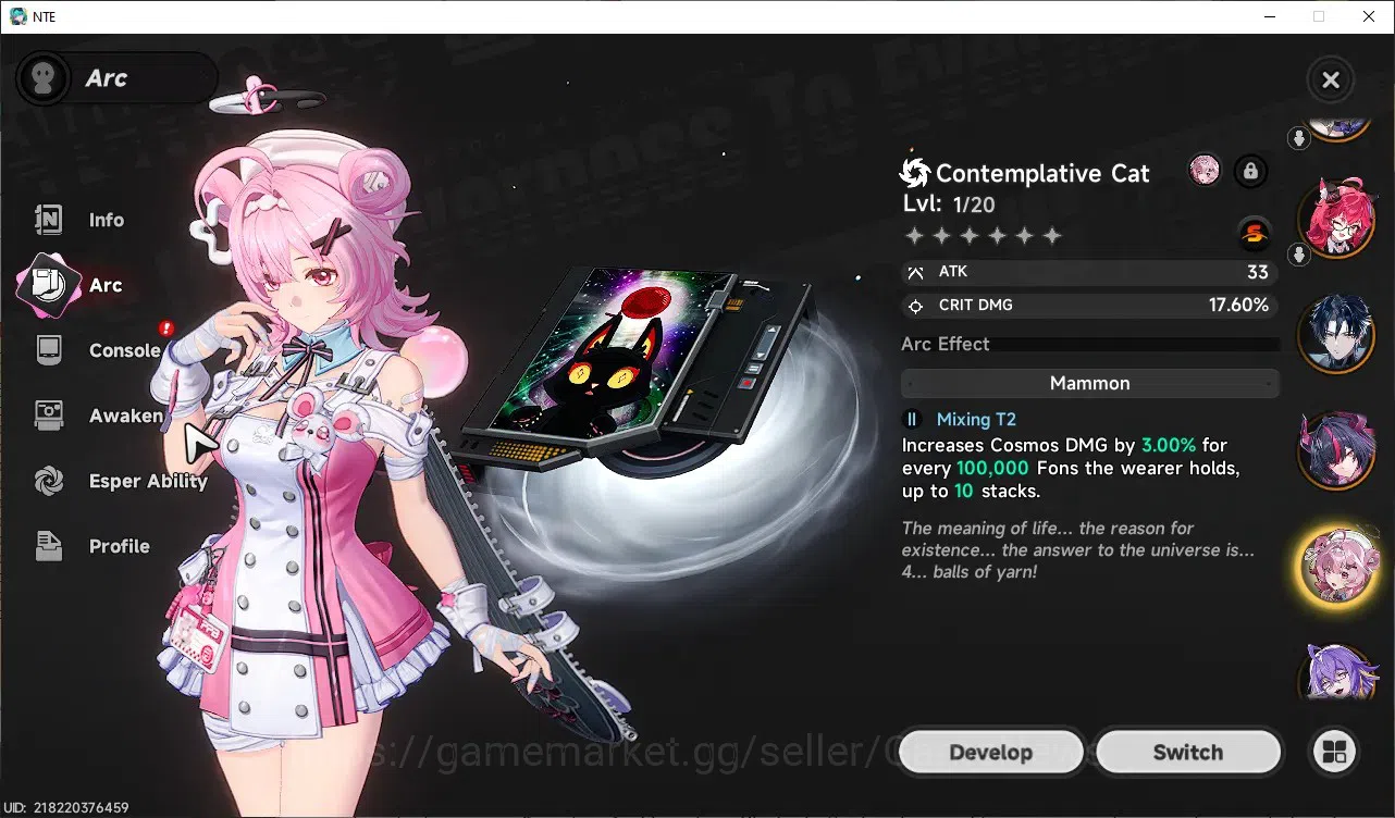 Neverness to Everness Accounts Global SEA|HL40|TL28|8 SSR([Chaos+Livery,Shinku]+Sign,Hotori,Nanally),DaffodilA1+Sign,etc|3 12