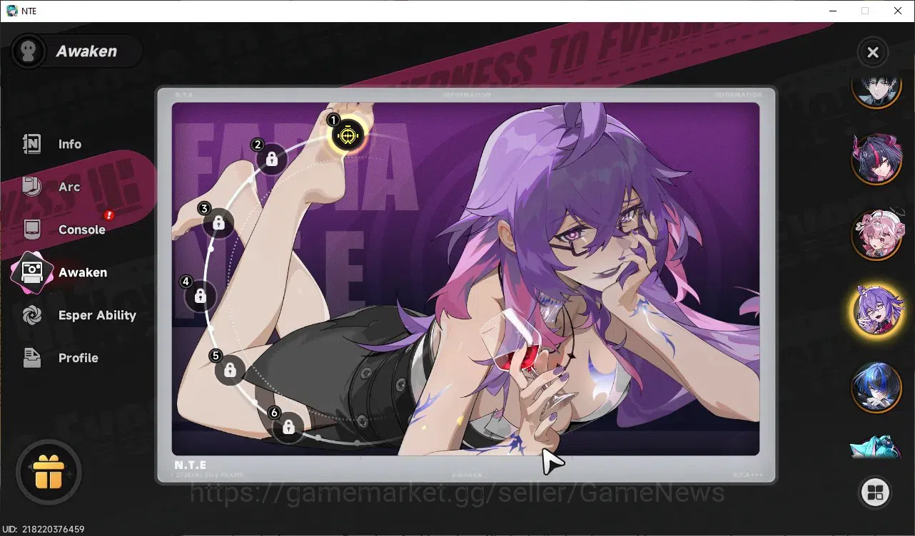 Neverness to Everness Accounts Global SEA|HL40|TL28|8 SSR([Chaos+Livery,Shinku]+Sign,Hotori,Nanally),DaffodilA1+Sign,etc|3 16