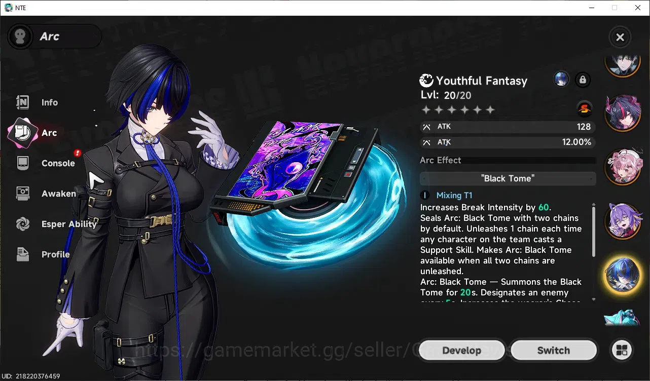 Neverness to Everness Accounts Global SEA|HL40|TL28|8 SSR([Chaos+Livery,Shinku]+Sign,Hotori,Nanally),DaffodilA1+Sign,etc|3 18