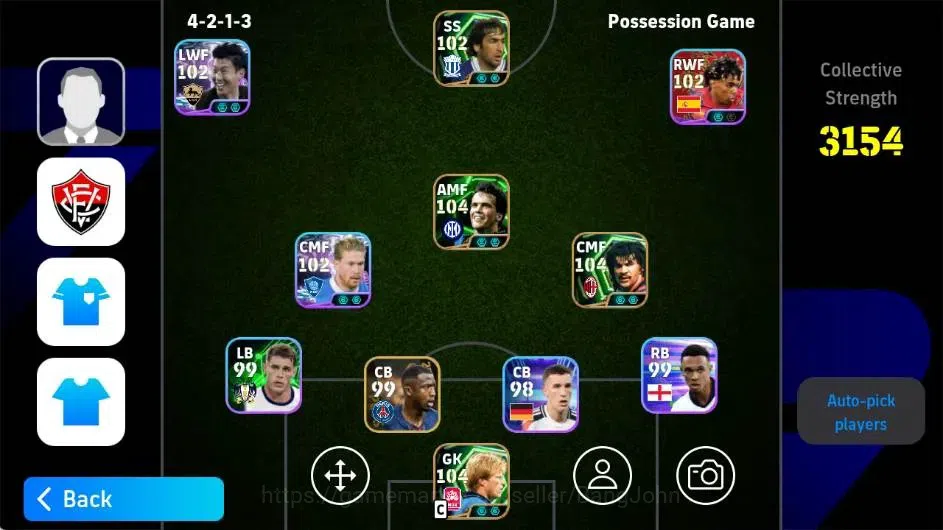 eFootball Accounts Android|PW 3154|Ruud Gullit Epic,Lothar Matthaus E image 2