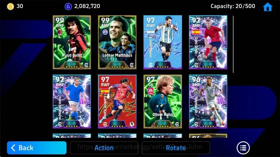 eFootball Accounts Android|PW 3154|Ruud Gullit Epic,Lothar Matthaus E image 4