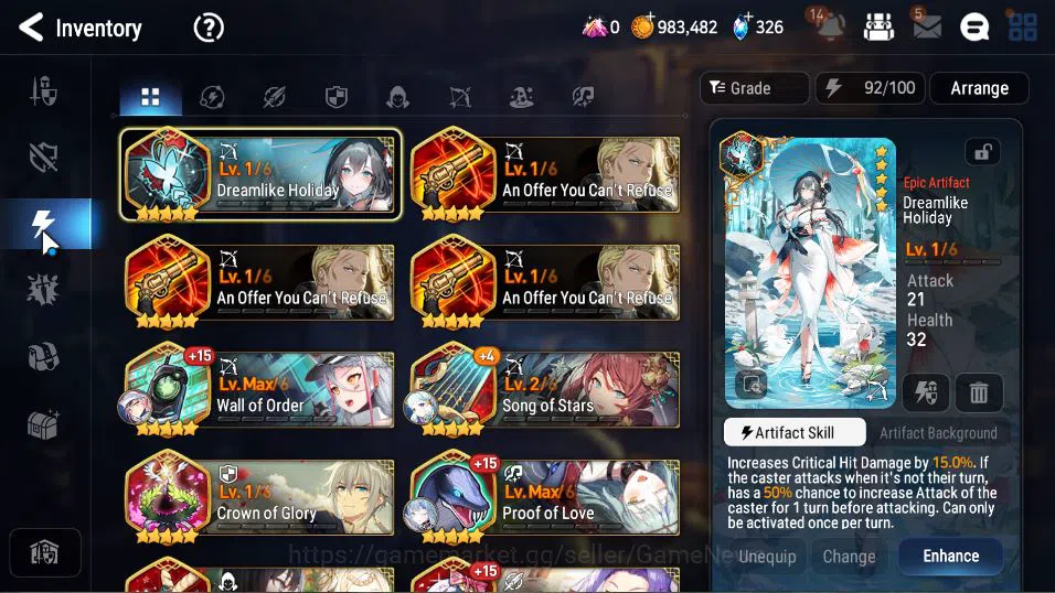 Epic Seven Accounts GLOBAL Unverif|New Era|5 ML(LOTScales,A Elena,Soli image 10