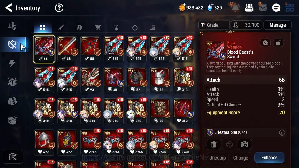 Epic Seven Accounts GLOBAL Unverif|New Era|5 ML(LOTScales,A Elena,Soli image 11