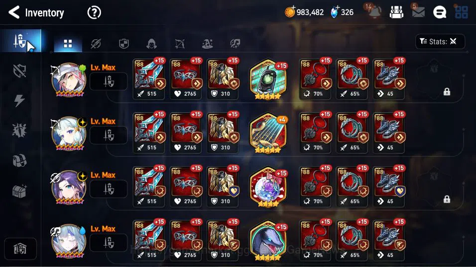 Epic Seven Accounts GLOBAL Unverif|New Era|5 ML(LOTScales,A Elena,Soli image 12