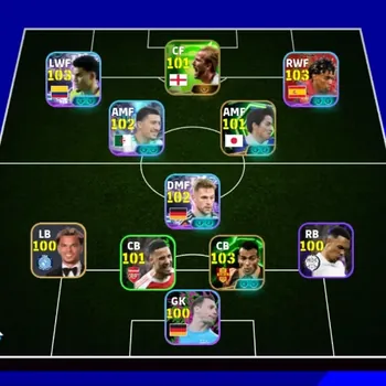 eFootball Accounts Legends & Iconic Players Android|Power 3142|Epic Cafu,Ono Shinji,Andriy Shevchenko|7 Show Time Joshua