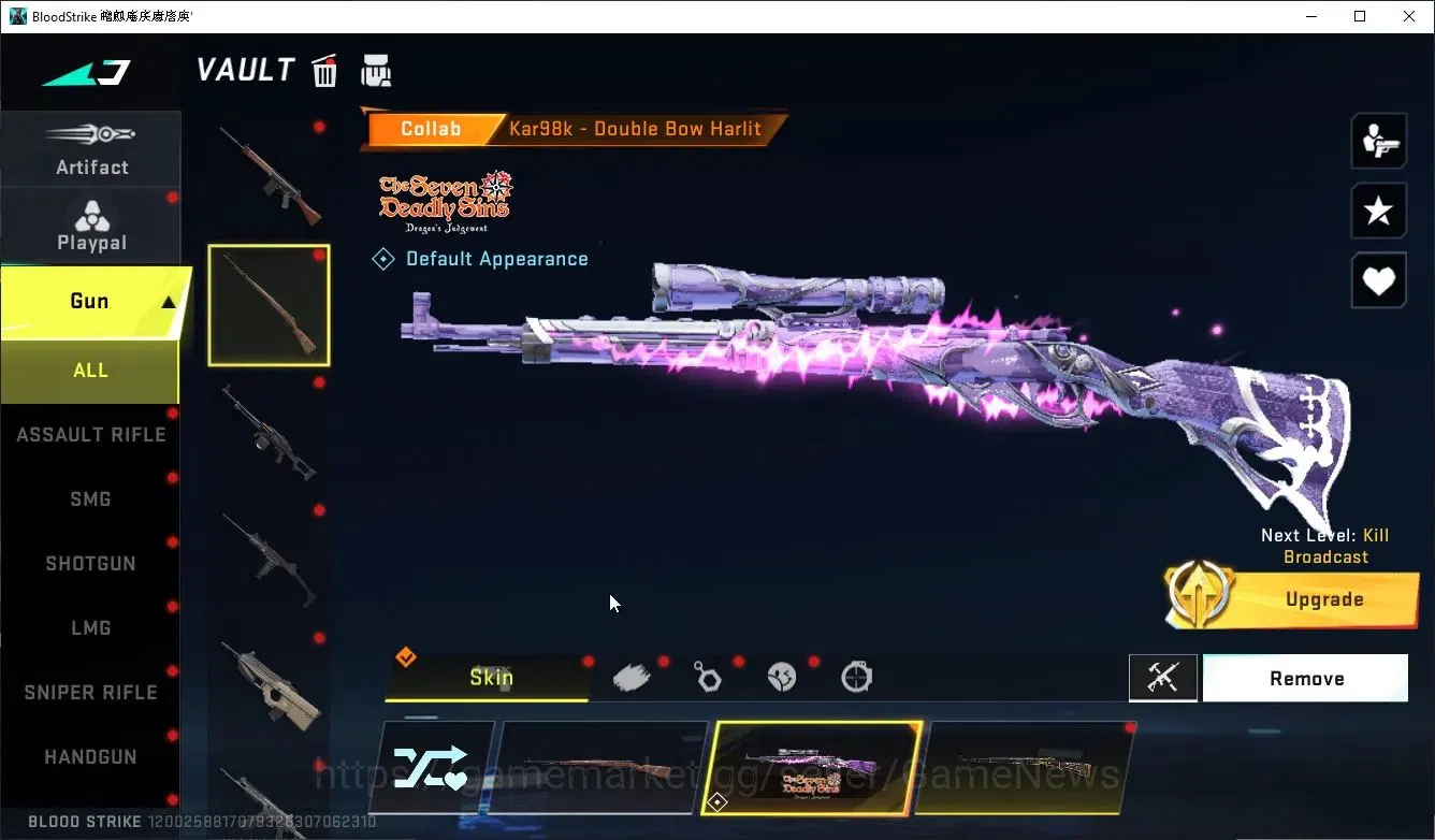 Blood Strike Accounts ASIA|COLLABS 7DS Karl98,QBZ95,BLEACH Byakuya,EVA-k image 15