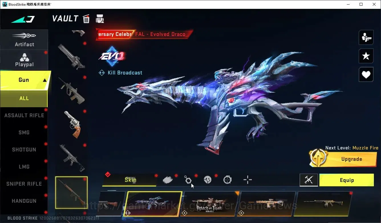 Blood Strike Accounts ASIA|COLLABS 7DS Karl98,QBZ95,BLEACH Byakuya,EVA-k image 19