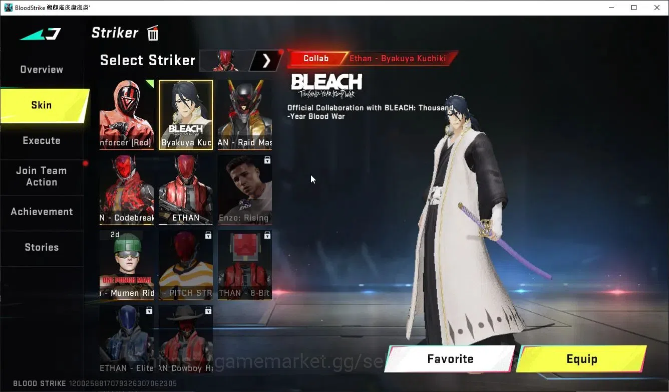 Blood Strike Accounts ASIA|COLLABS 7DS Karl98,QBZ95,BLEACH Byakuya,EVA-k image 7