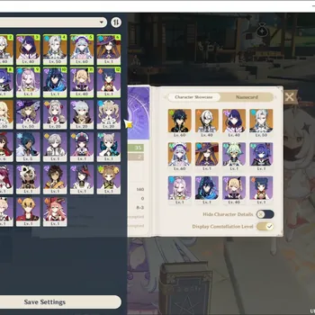 Genshin Impact Accounts Others EU |AR 35|4 Limited Kinich,Arlecchino,Neuvillete,Raiden Shogun + 2 Standard (Mizuki