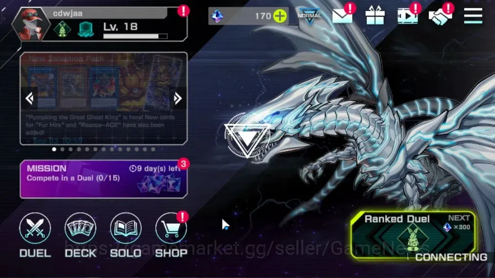 Yu-Gi-Oh! Master Duel Accounts Mid-Level Android|Lv 18|20 Decks|Albaz,Dracotail,Yummys,Sky Striker,VSK9,Etc|Ranked 1
