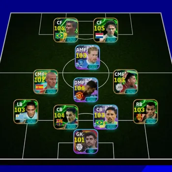 eFootball Accounts Legends & Iconic Players Efootball Collective Strength 3204 | Romario 106 • Van Basten 105 • BIG TIME