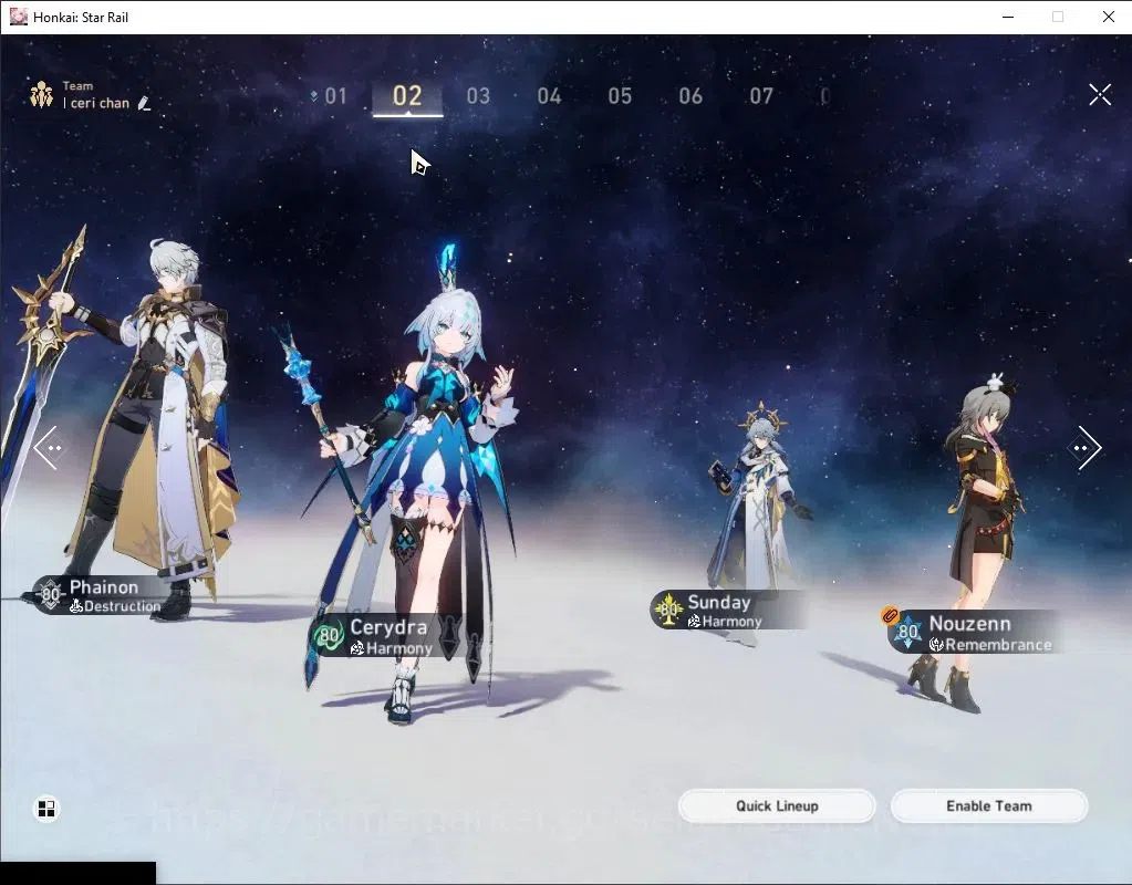 Honkai Star Rail Accounts Asia|TL70|Phainon PremTeam|16 Limited|[Cerydra,Cas image 12
