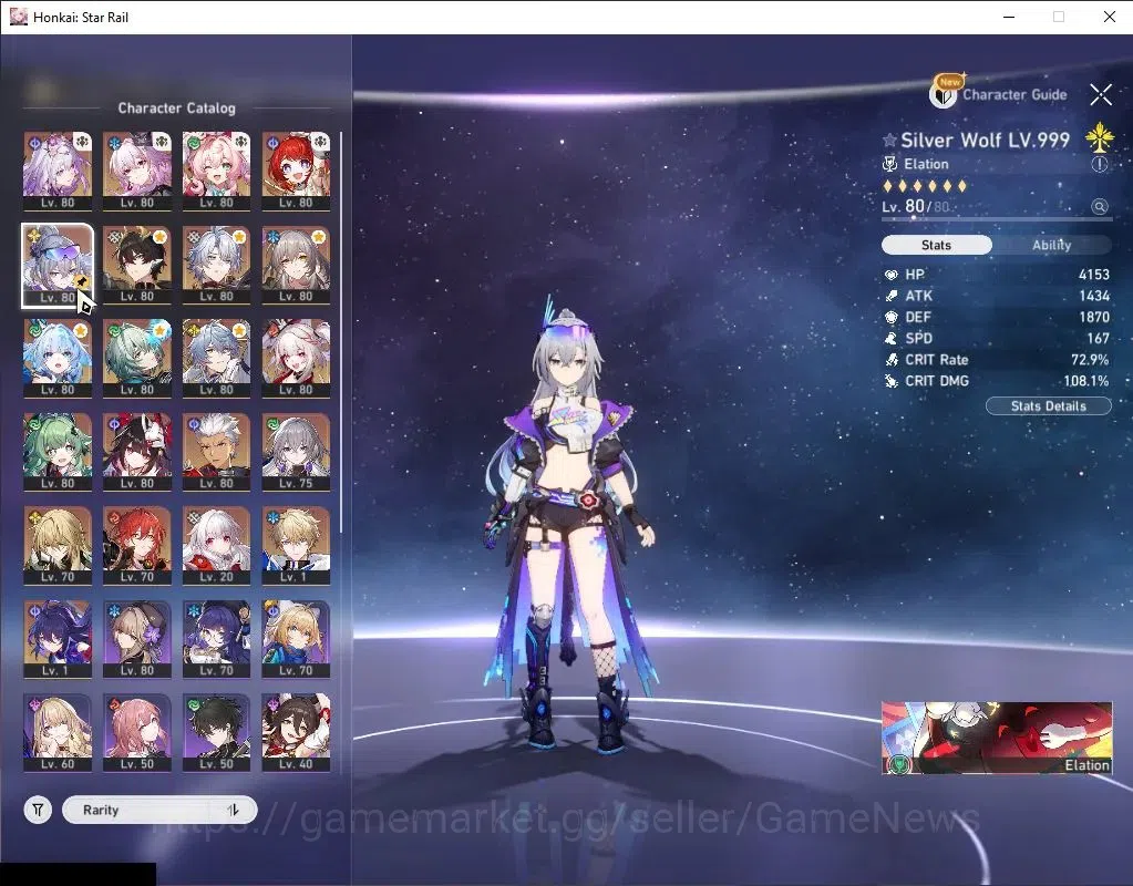 Honkai Star Rail Accounts Asia|TL70|Phainon PremTeam|16 Limited|[Cerydra,Cas image 4