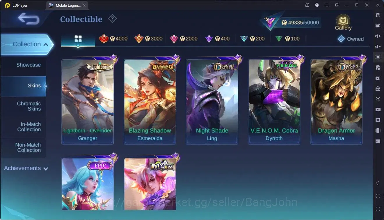 Mobile Legends: Bang Bang Accounts Global|Hero 116|Skin 192|Renowned|Prime Claude,Bea image 16