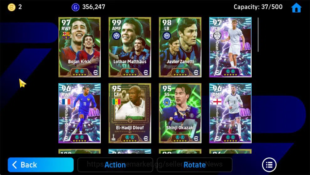 eFootball Accounts Mid-Tier Mobile|[BigTime Steven Gerrard],Matthaus Phenom Pass,Huijsen VisionaryPass,Mechael Olise Blitz 5