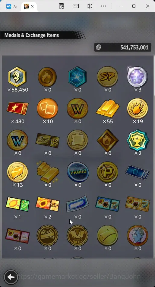 Dragon Ball Legends Accounts Global | Lvl 147|7.9M Total Power|24 CC|1 UL|UL Ss image 3