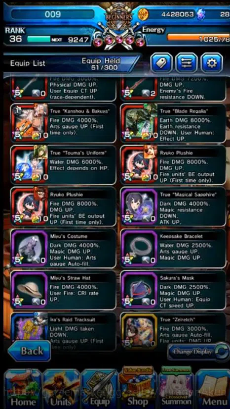 Grand Summoners Accounts Mid-Game Global|Rank 36|16 Ascend|Paladin Roy,Summer Miyu,Kirisame,Chloe TW,Rin&Luvia TW,Sanageyama 10