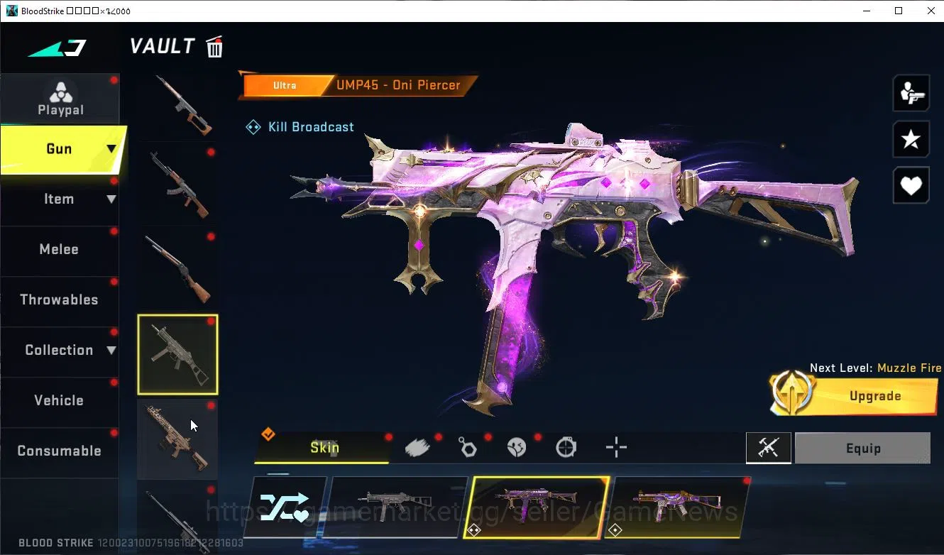 Blood Strike Accounts Asia| 15 Ultra (Scar,INP-9,P90,VSS,AUG,FAL,UMP45,E image 12