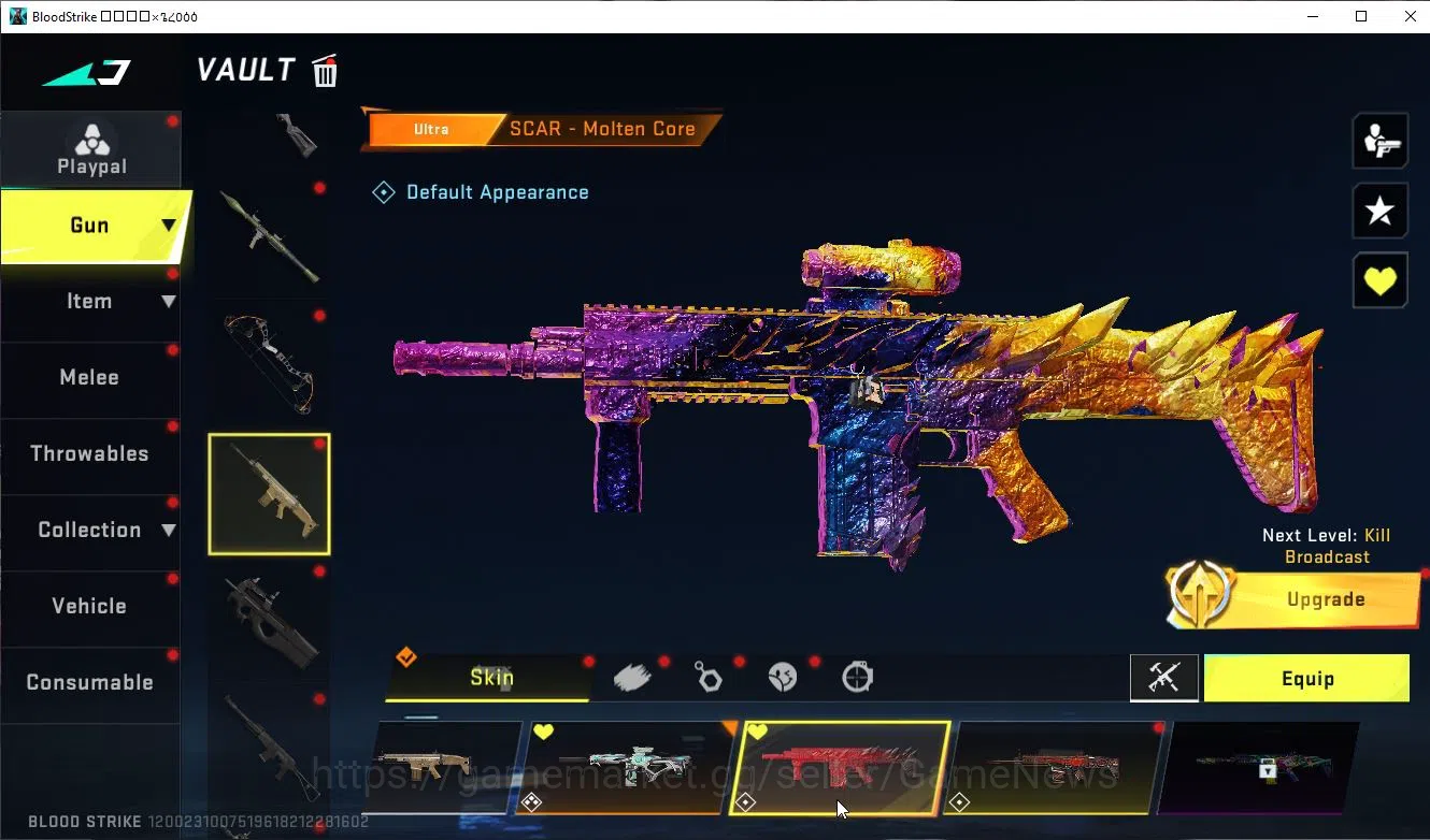 Blood Strike Accounts Asia| 15 Ultra (Scar,INP-9,P90,VSS,AUG,FAL,UMP45,E image 5