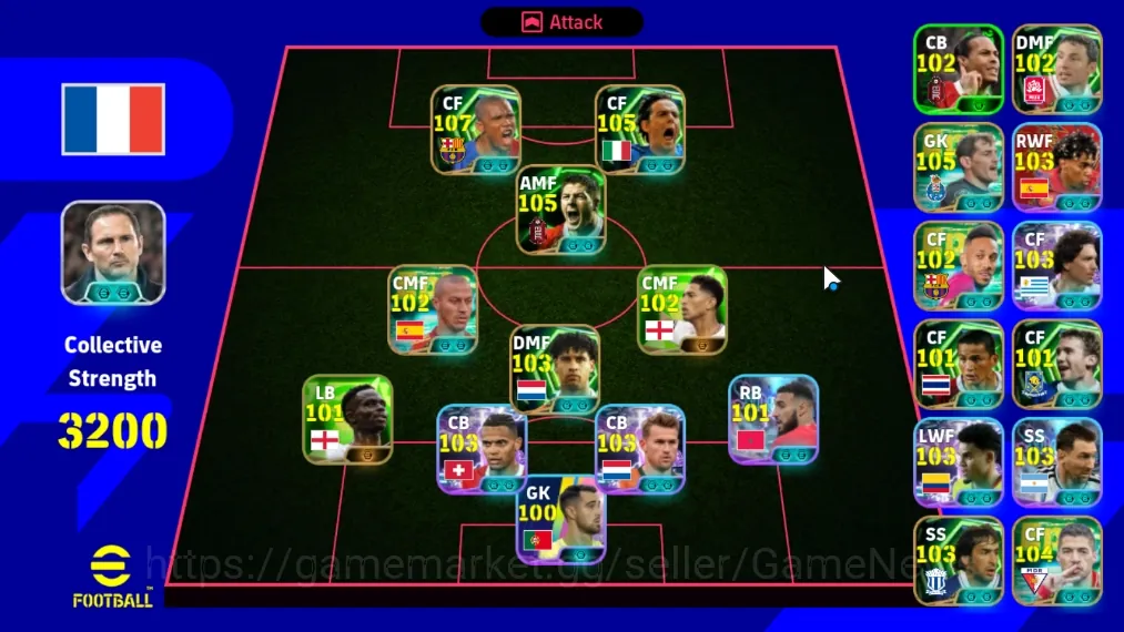 eFootball Accounts Others Android|Power 3200|Epic Samuel Eto'o,Filippo Inzaghi,Steven Gerrard,Luis Suarez,Iker 1