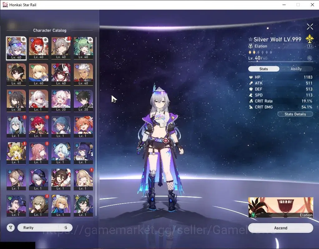 Honkai Star Rail Accounts Asia|TL 28|8 Limited|SW 999,Saber,Huohuo,Sparkle,B image 4
