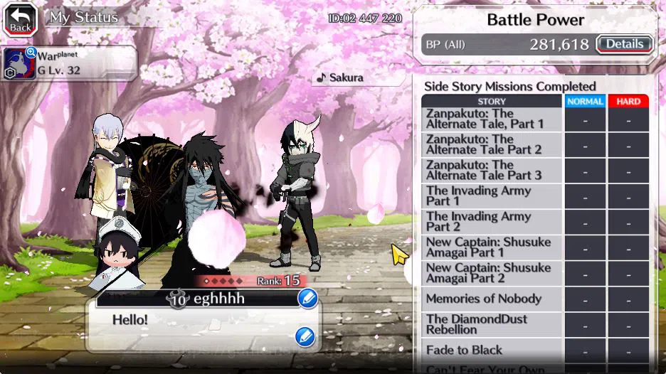 Bleach: Brave Souls Accounts High-End [Global] BP 281K + 1K Orbs|2 MT [Ichigo 9th,Ulquiorra Future],Gin Parasol,Toshiro 4