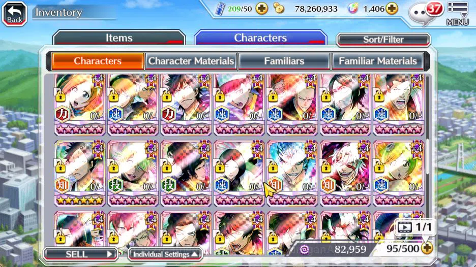 Bleach: Brave Souls Accounts High-End [Global] BP 281K + 1K Orbs|2 MT [Ichigo 9th,Ulquiorra Future],Gin Parasol,Toshiro 9