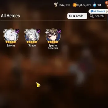 Epic Seven Accounts Starter GLOBAL UnVerif|NewEra| 3 ML (Salome,Straze,Specter Tenebria)+Landy,Tenebria,Iseria|44K