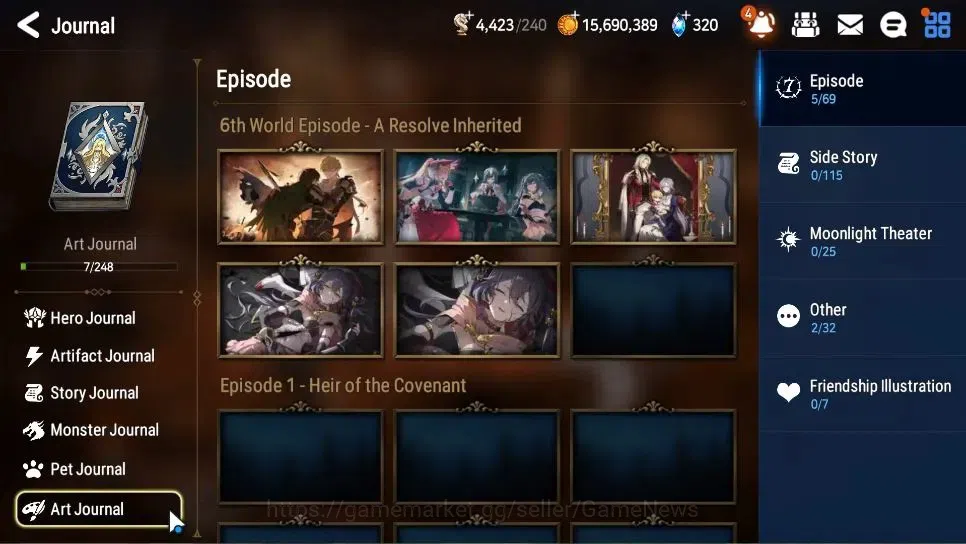 Epic Seven Accounts GLOBAL Unverif|New Era|2 ML(Belian,NC Landy)+Wukon image 18