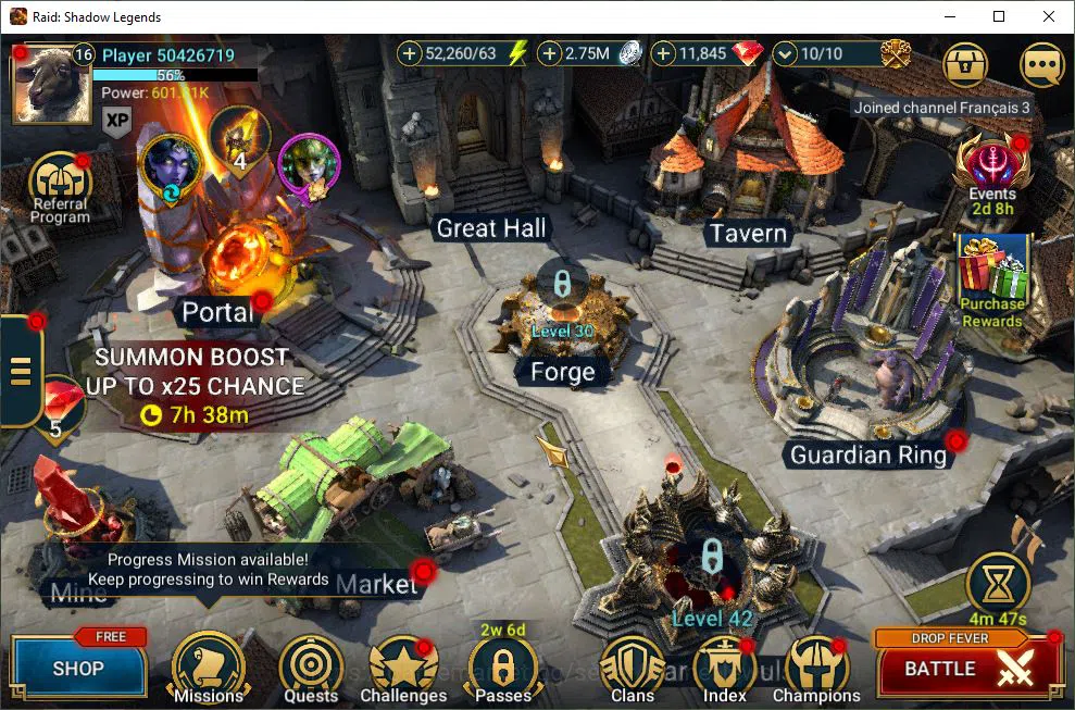 Raid: Shadow Legends Starter Lv16 601K Power|1 Mythic(Alaz)|21 Legendary(Wukong image 1