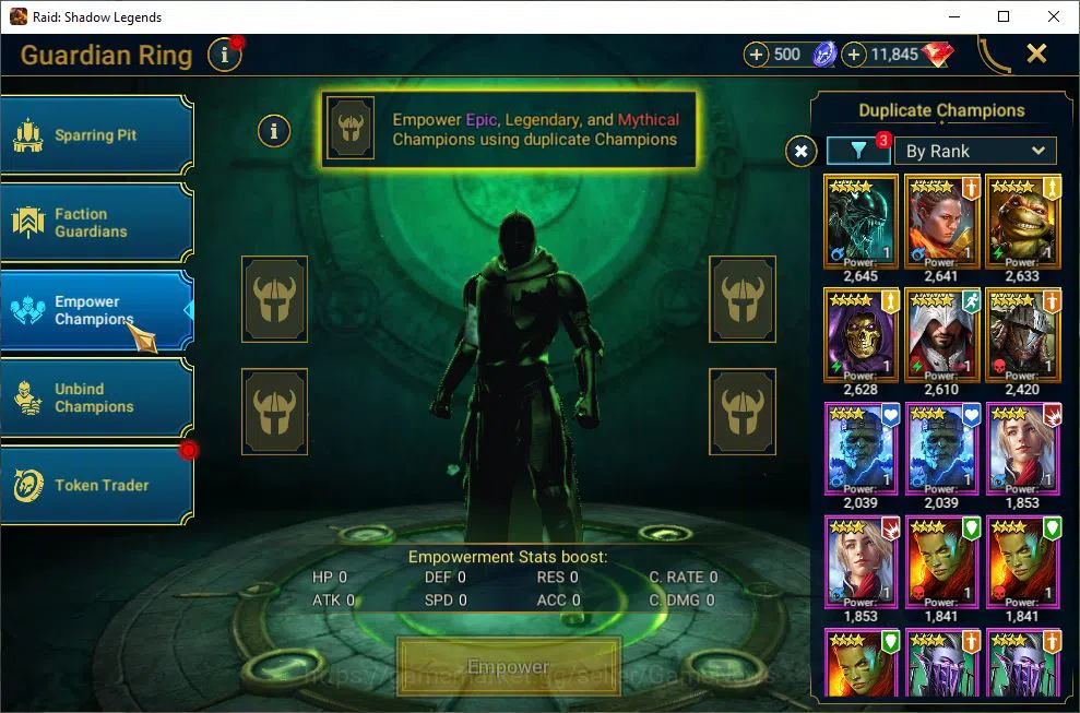 Raid: Shadow Legends Accounts Starter Lv16 601K Power|1 Mythic(Alaz)|21 Legendary(Wukong,Nekhret,Niamhe,S 11