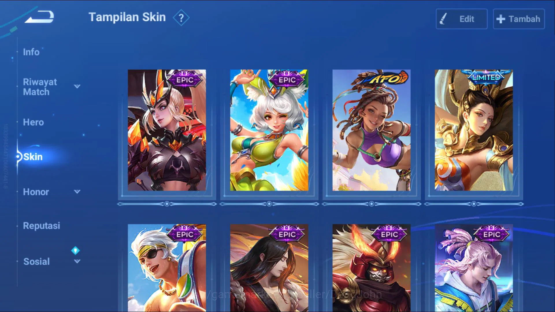 Honor of Kings Accounts [GLOBAL] 109 Heroes & 102 Skins |2 lGD LADY SUN, S image 7