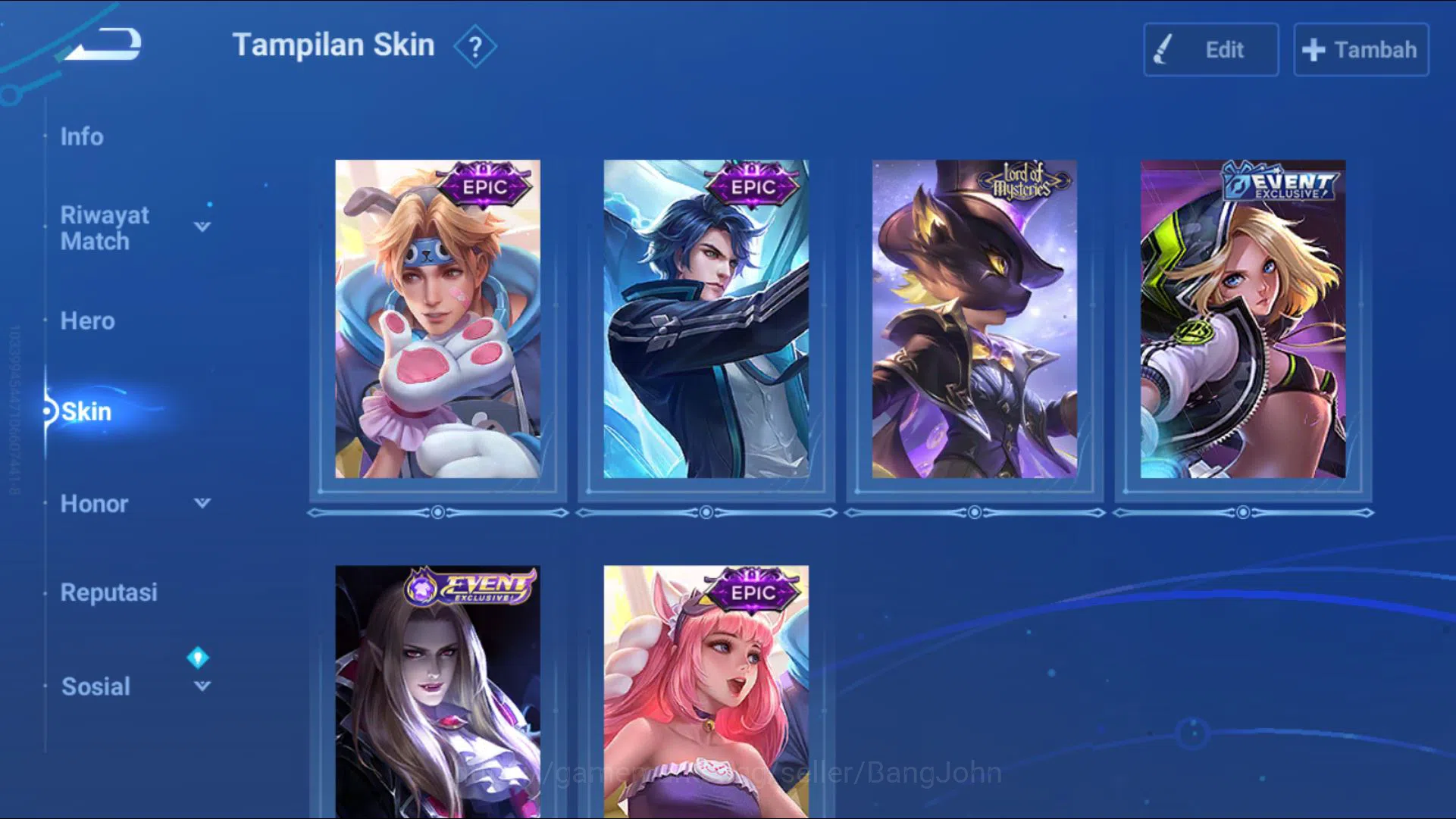 Honor of Kings Accounts [GLOBAL] 109 Heroes & 102 Skins |2 lGD LADY SUN, S image 8