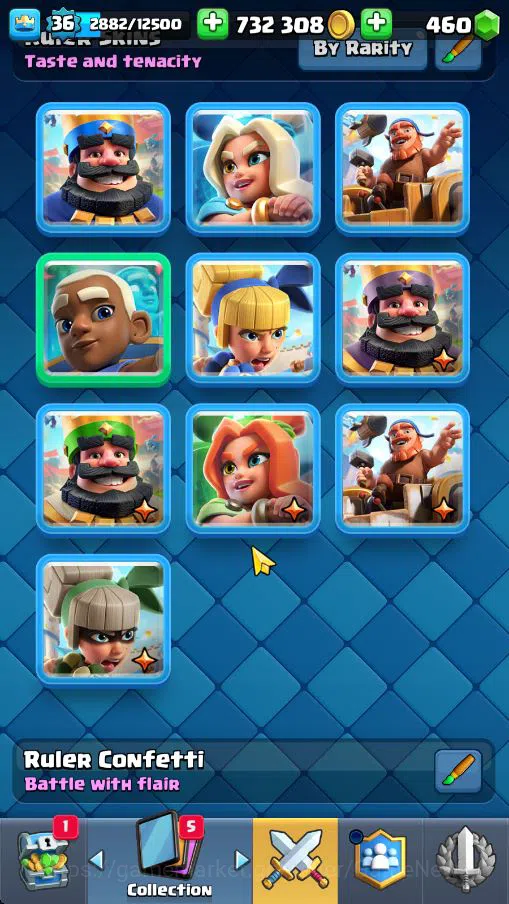 Clash Royale Accounts Lv 36|Trophy 7529|KTL 12|Limited Skin|Card 121|3 H image 3