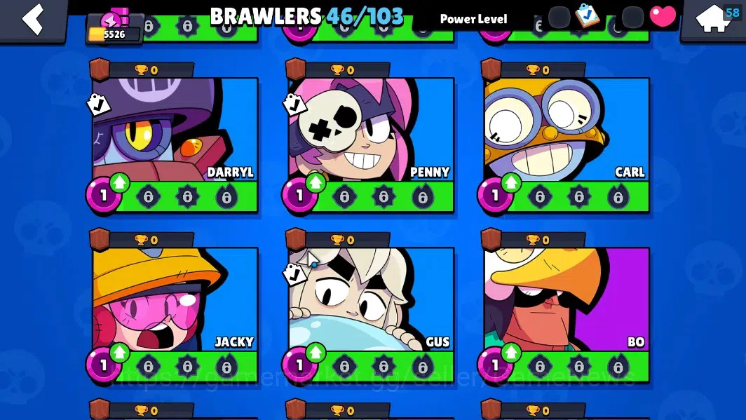 Brawl Stars Accounts 5526 Trophy|46 Brawlers 5 Max[Edgar,Shelly,etc]|17 image 10