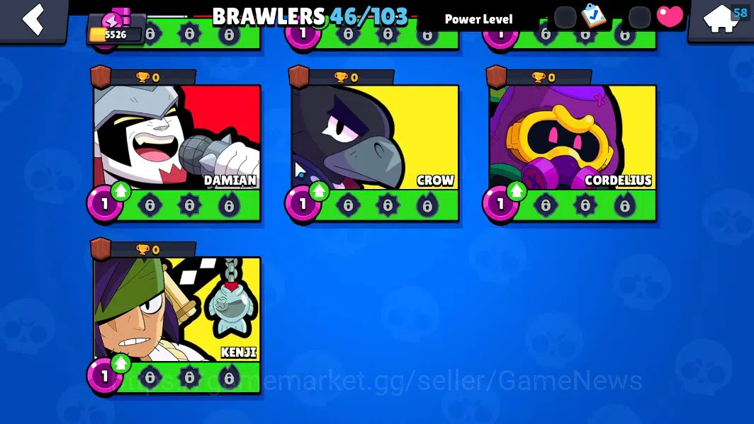 Brawl Stars Accounts 5526 Trophy|46 Brawlers 5 Max[Edgar,Shelly,etc]|17 image 14