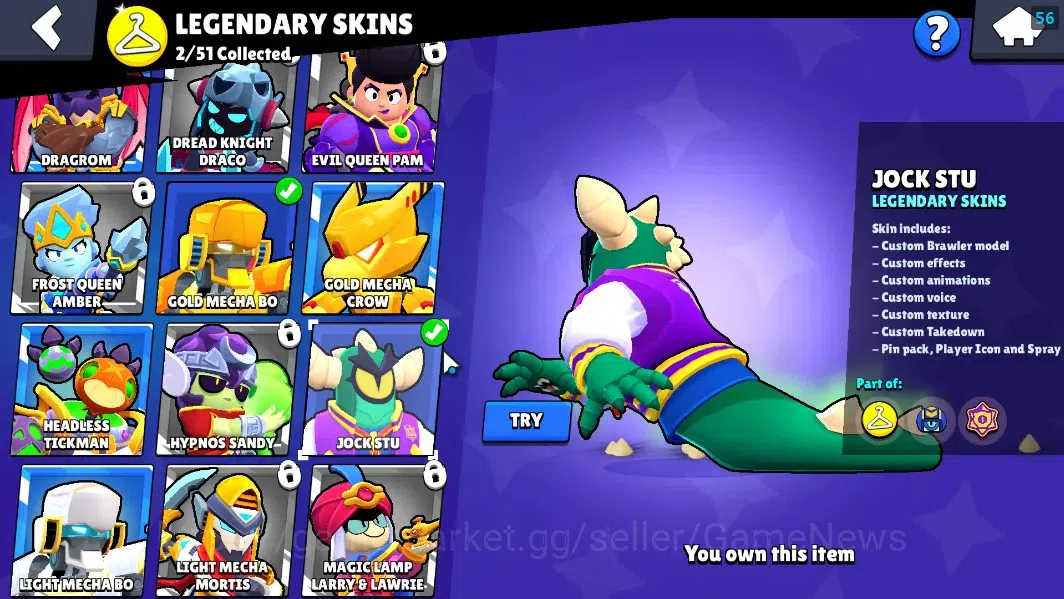 Brawl Stars Accounts 5526 Trophy|46 Brawlers 5 Max[Edgar,Shelly,etc]|17 image 16