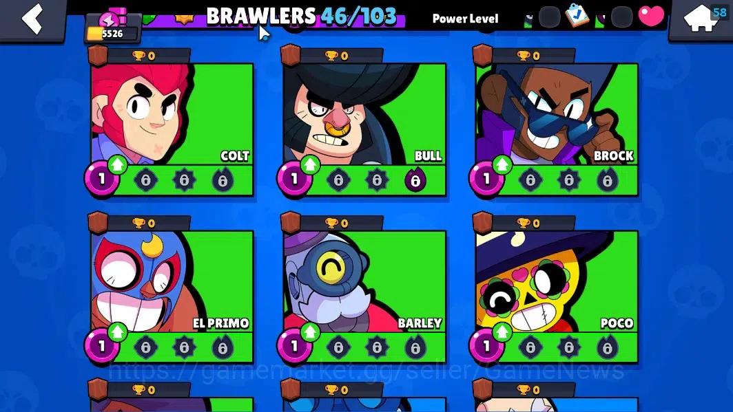 Brawl Stars Accounts 5526 Trophy|46 Brawlers 5 Max[Edgar,Shelly,etc]|17 image 8