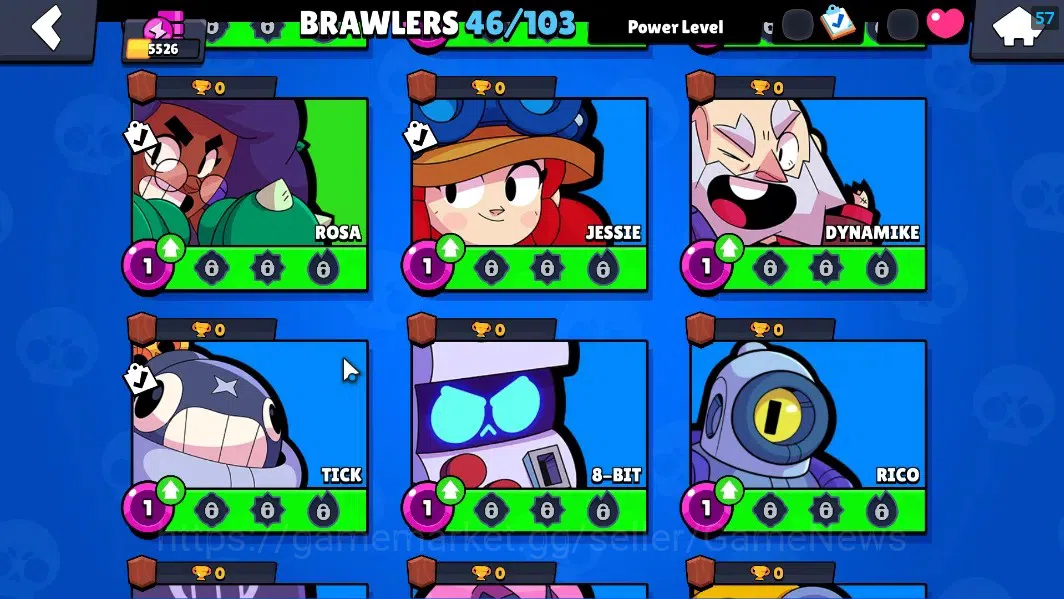 Brawl Stars Accounts 5526 Trophy|46 Brawlers 5 Max[Edgar,Shelly,etc]|17 image 9