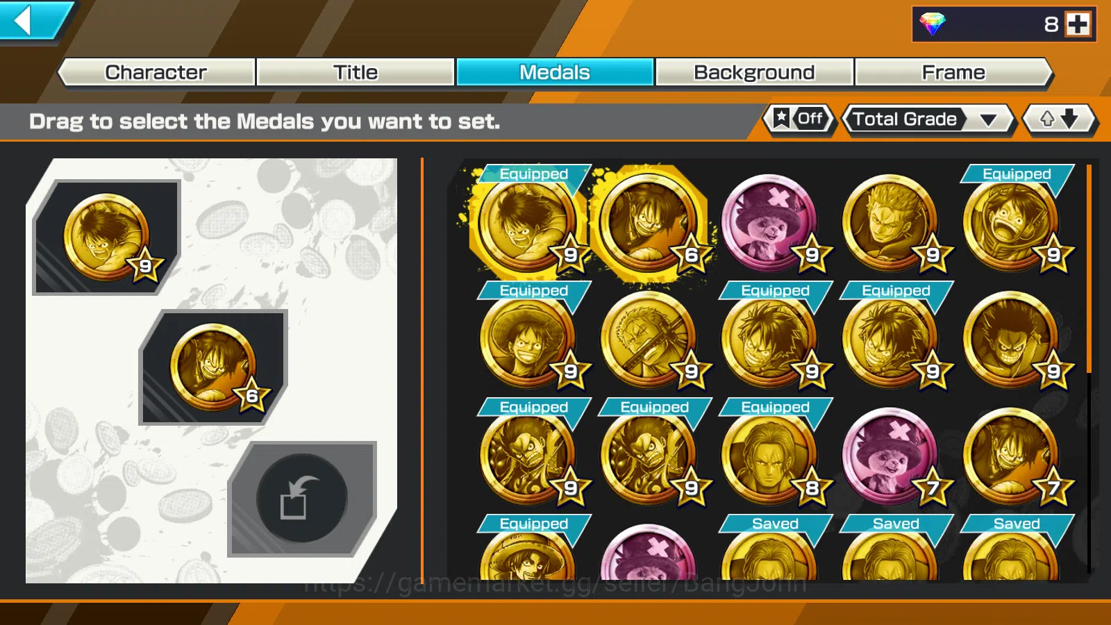 One Piece Bounty Rush Accounts Global | 4EX  | 5elders Nusjuro,Divine Shanks,Film image 2