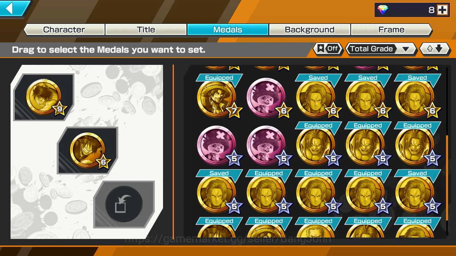 One Piece Bounty Rush Accounts Global | 4EX  | 5elders Nusjuro,Divine Shanks,Film image 3