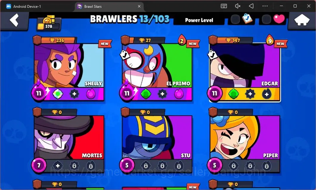 Brawl Stars Accounts Global|578 Thropy|13 Brawler|2 Max Hypercharge (Sh image 5