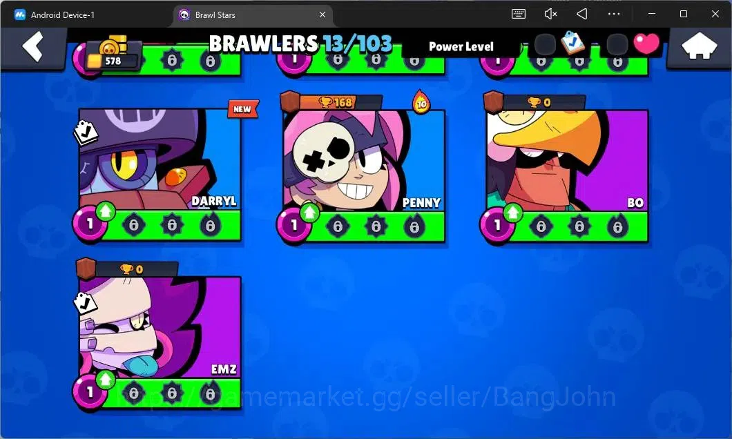Brawl Stars Accounts Global|578 Thropy|13 Brawler|2 Max Hypercharge (Sh image 7