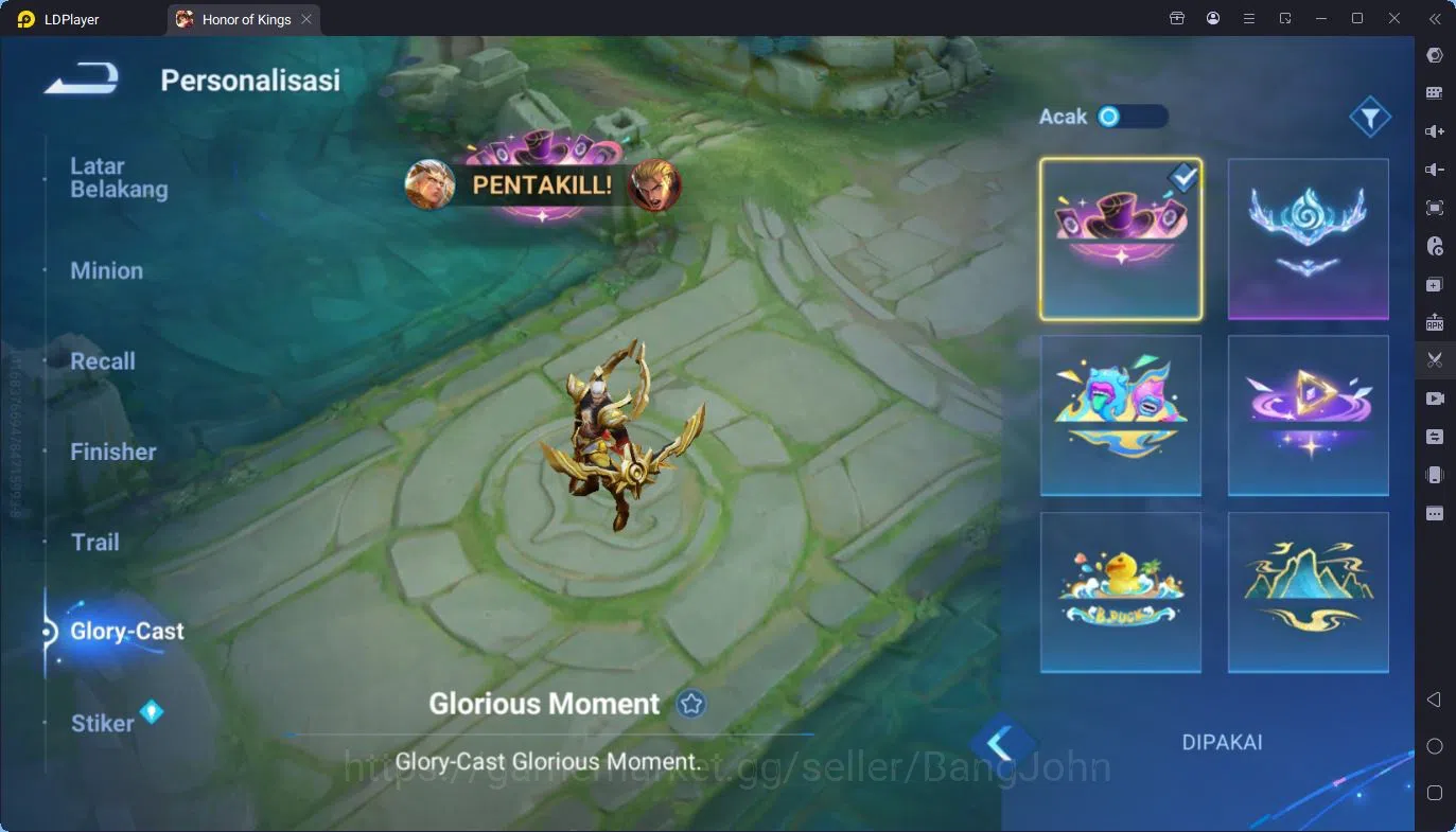 Honor of Kings Accounts Global | 112H 276S | Mythic Lady Sun | 8 LGD | Det image 13