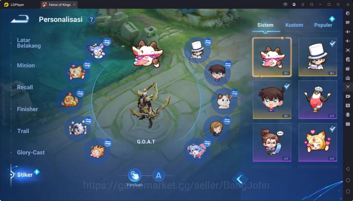 Honor of Kings Accounts Global | 112H 276S | Mythic Lady Sun | 8 LGD | Det image 14
